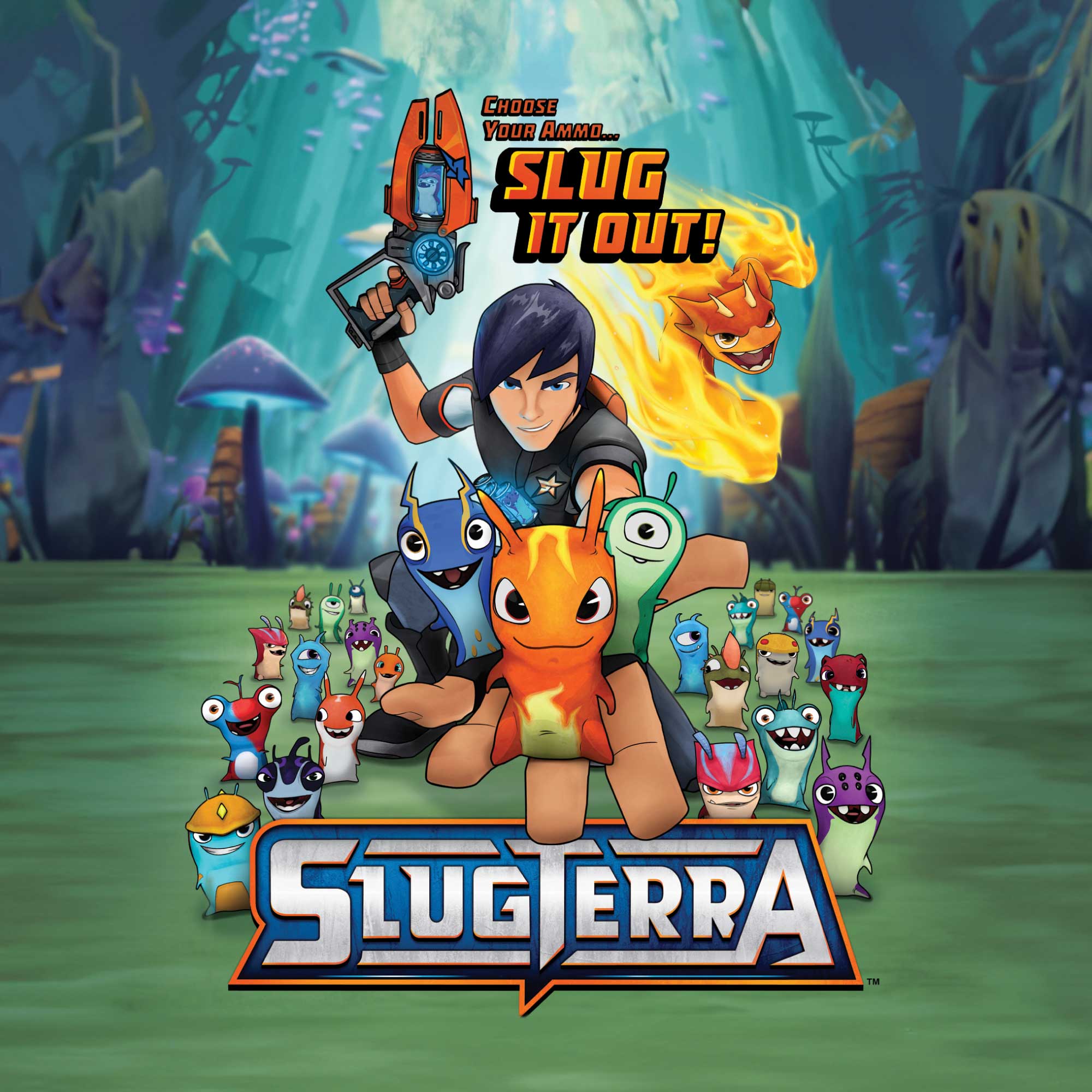 Attack Slug 2-Pack Mini Collectible Slugs: Burpy & Negashade – Slugterra