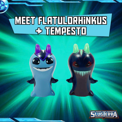 2-Pack Mini Collectible Slugs: Flatulorhinkus & Tempesto